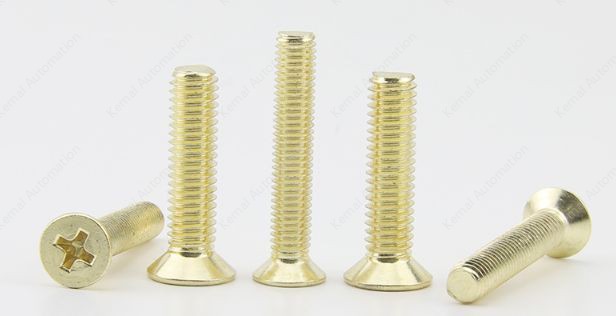 Golden Flat Head Screws M4*5